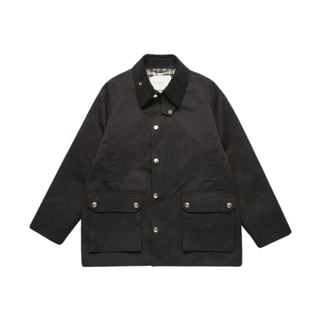 던스트 왁스드 코튼 헌팅 자켓 블랙(Dunst Waxed Cotton Hunting Jacket Black)