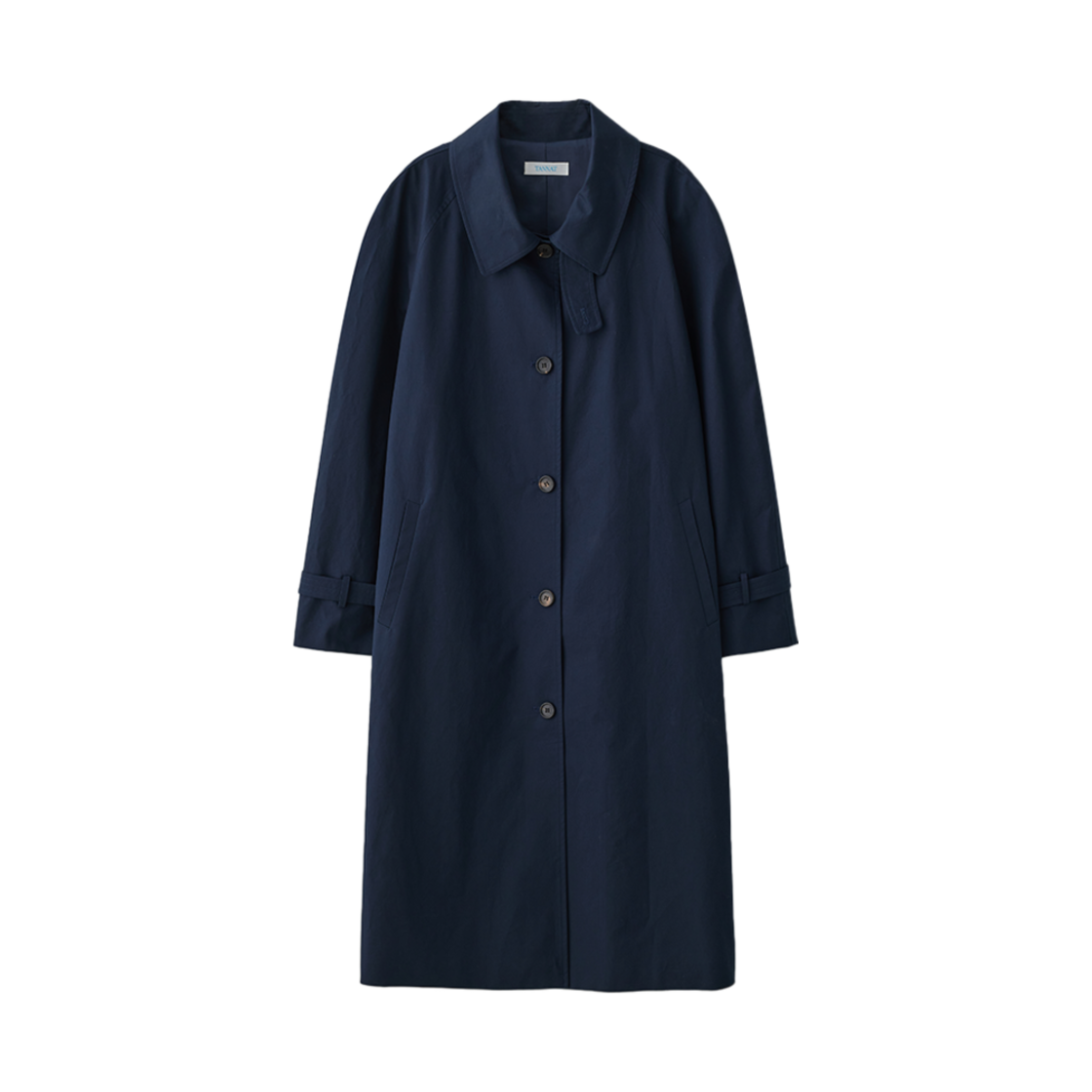TA12363 TANNAT T/T Volume cotton trench coat- navy - 대표 이미지 #1