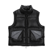 Matin Kim Folded Pocket Down Vest Black