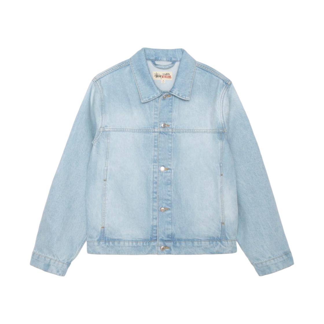 Stussy トラッカー ジャケット M ライトウォッシュ Stussy トラッカー ジャケット M ライトウォッシュ - メルカリ