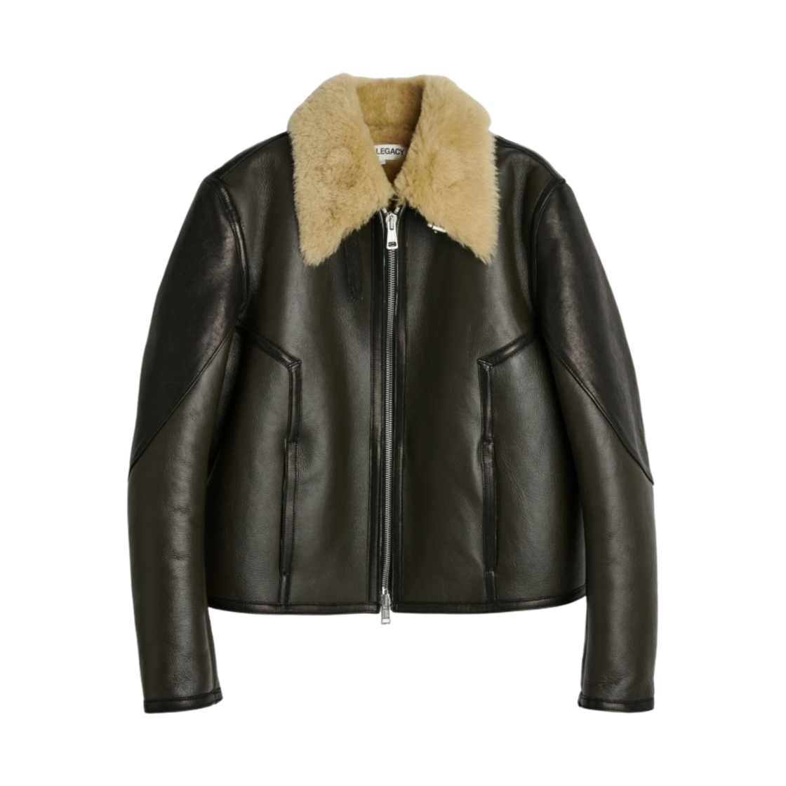 (W) 아워레가시 파일럿 자켓 스틸 그린 셔링((W) Our Legacy Pilot Jacket Steel Green Shearling) - 1