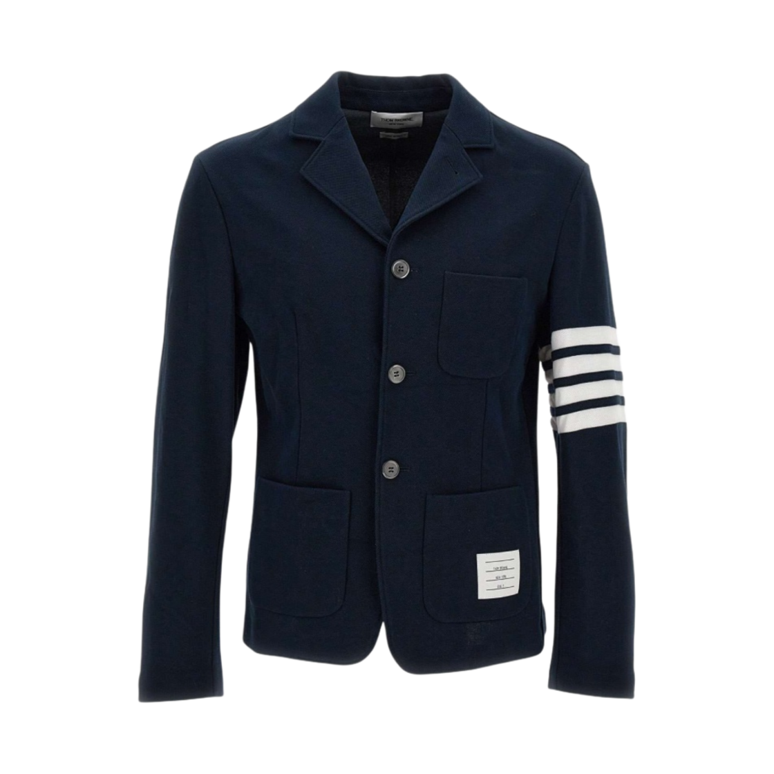 톰브라운 사선 싱글 브레스티드 블레이저 네이비(Thom Browne 4-Bar Single Breasted Blazer Navy)