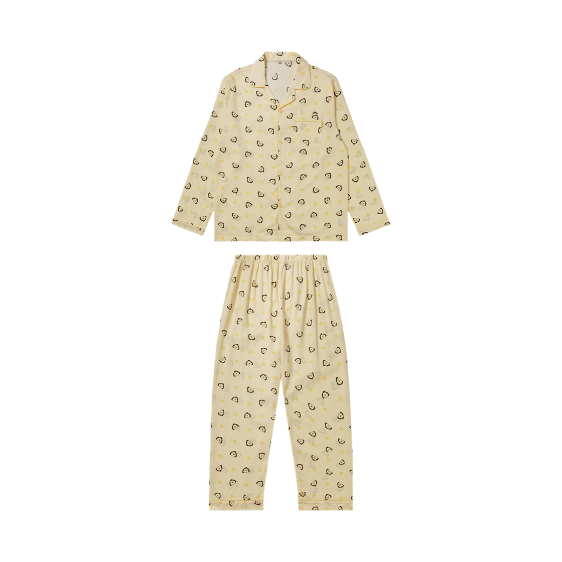 스파오 X 우왁굳 이세계 아이돌 긴팔 파자마 징버거(Spao x Woowakgood Isegye Idol Long Sleeve Pajama Jinburger)