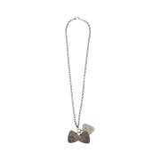 (W) Hysteric Glamour On Skull Pick Necklace Silver