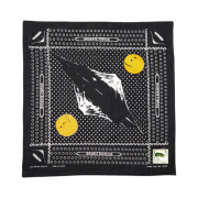 Kapital Fastcolor Selvedge Bandana Black