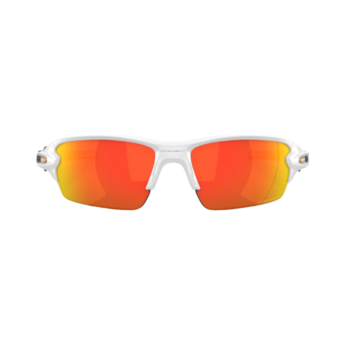 오클리 플랙 매트 화이트 프레임 프리즘 루비 폴러라이즈드 렌즈 로우 브릿지 핏(Oakley Flak Matte White Frame Prizm Ruby Polarized Lenses Low Bridge Fit) - 2