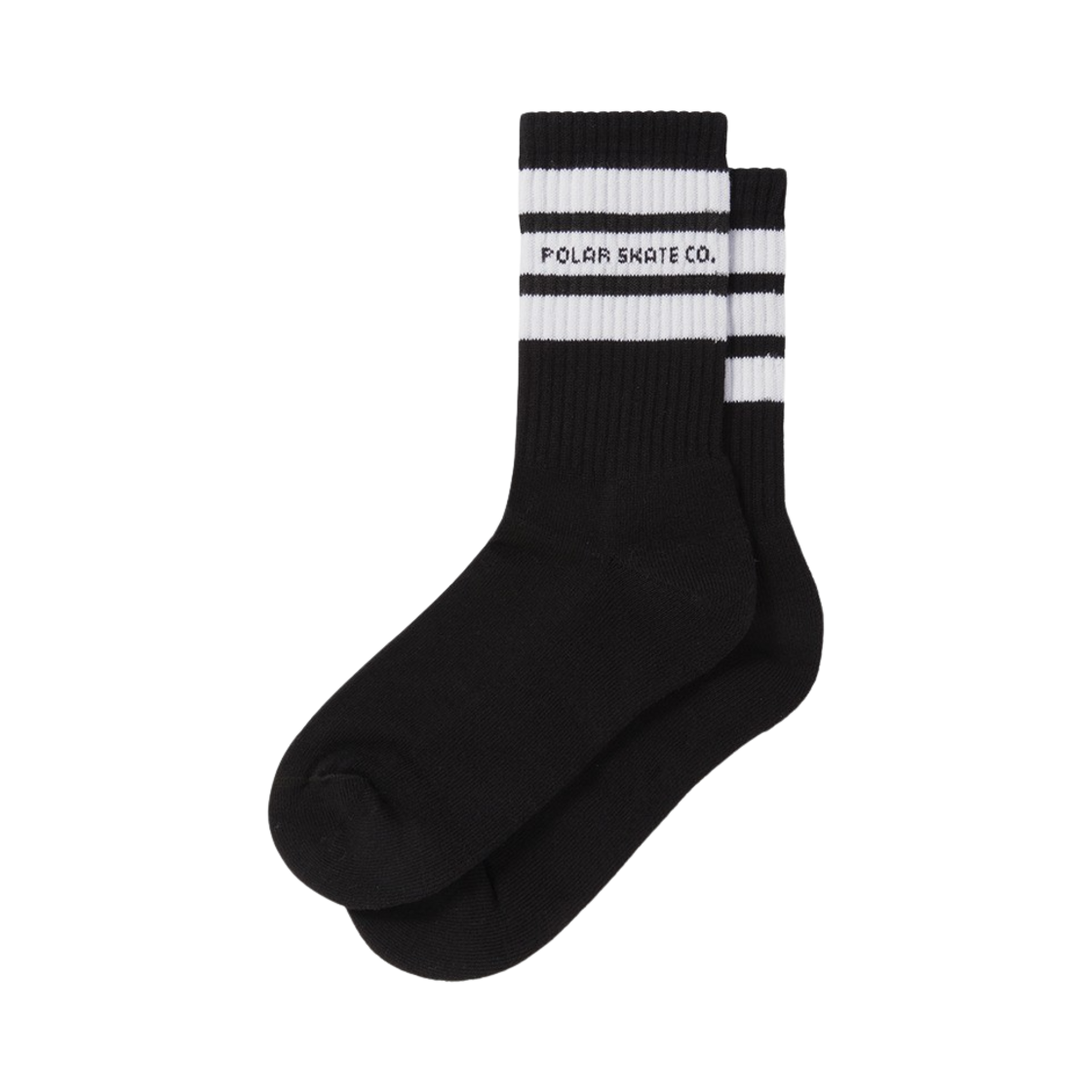 폴라 스케이트 팻 스트라이프 삭스 블랙