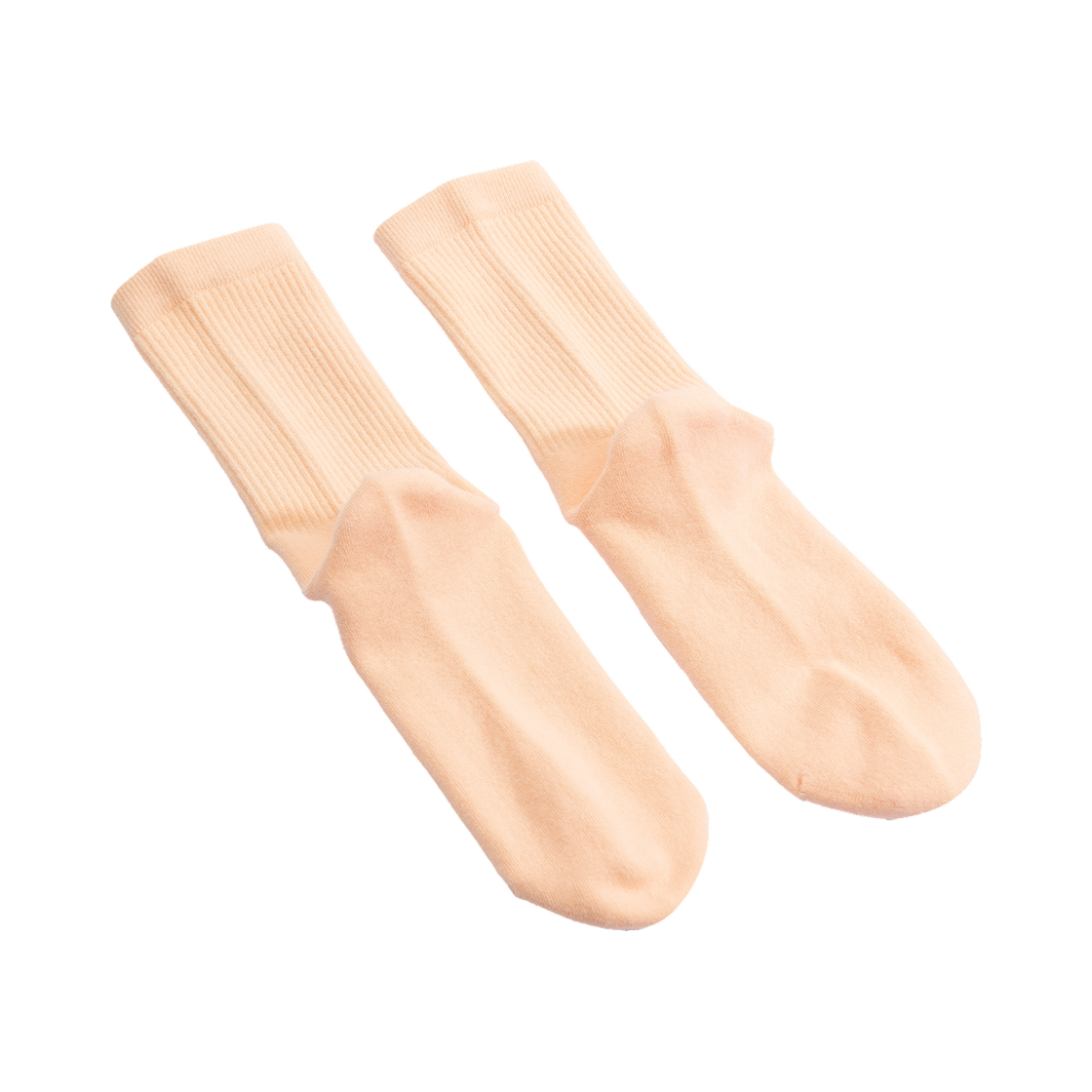 L22E0SCW303AP3PF LI2 Air Daily Crew Socks Peach Fuzz