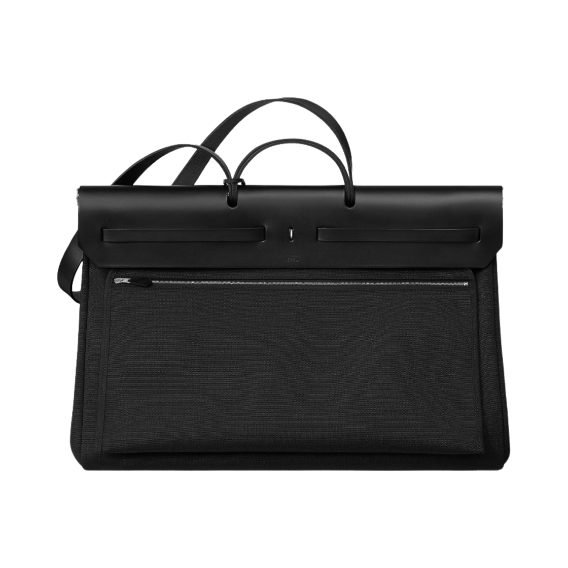 에르메스 에르백 집 캐빈 백 밀리터리 캔버스 & 팔라듐 누아(Hermes Herbag Zip Cabine Bag Military Canvas & Palladium Noir) - 3