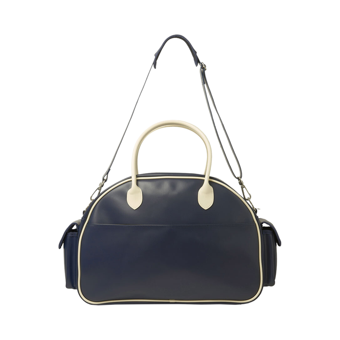 이미스 뉴 로고 보스턴 백 네이비(Emis New Logo Boston Bag Navy) - 4
