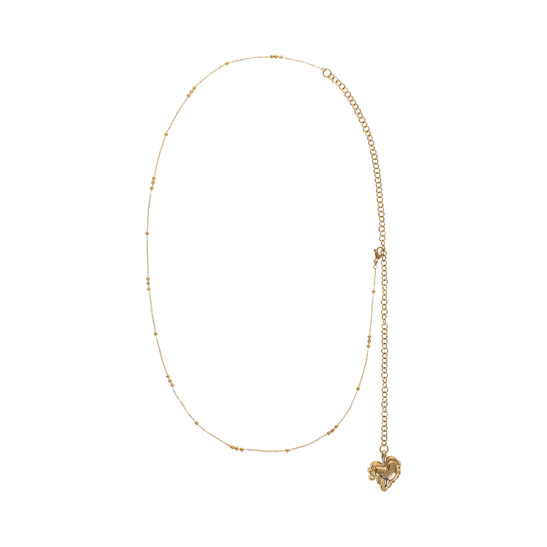 TM2B2BT01GD Third movement Heart Symbol Chain Belt Gold