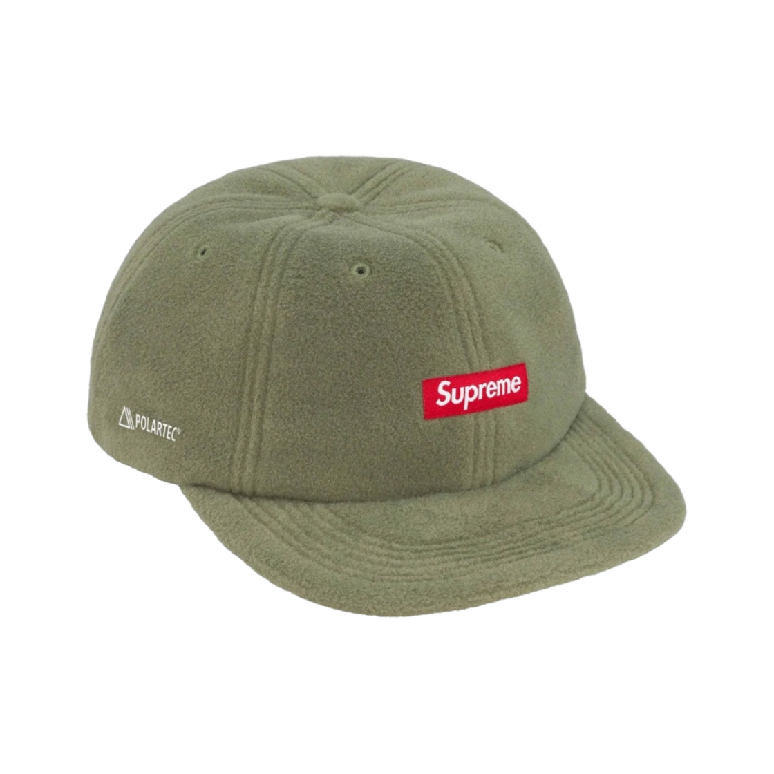 슈프림 폴라텍 스몰 박스 6-패널 올리브 - 23FW