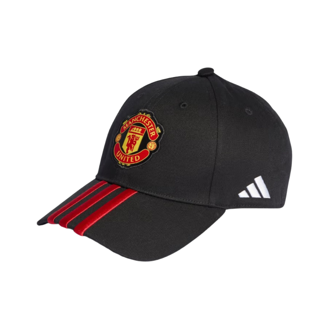 아디다스 맨체스터 유나이티드 홈 베이스볼 캡 블랙 리얼 레드(Adidas Manchester United Home Baseball Cap Black Real Red)