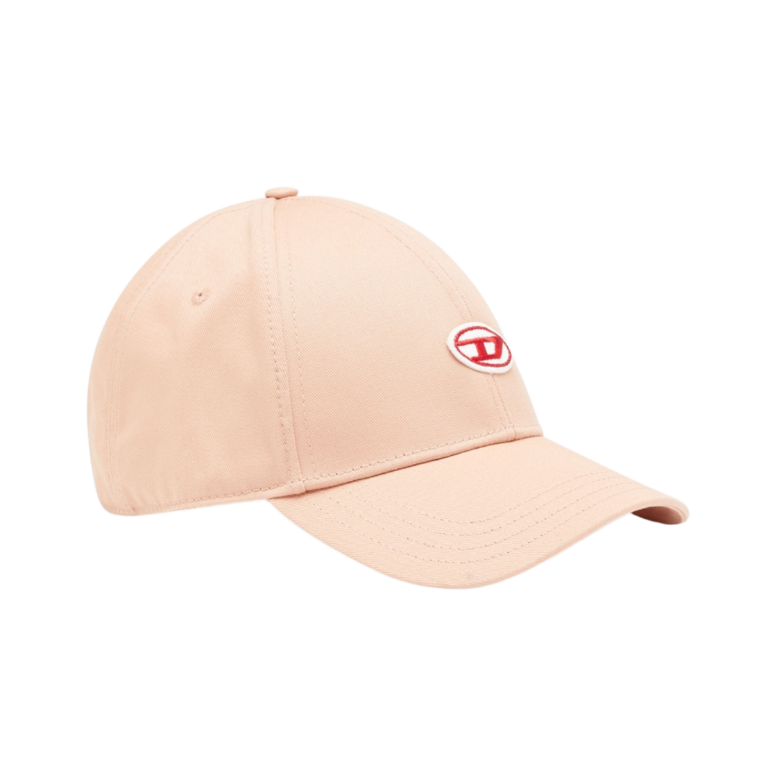 디젤 C-루니 베이스볼 캡 D 로고 핑크 화이트(Diesel C-Runey Baseball Cap with D Logo Pink White)