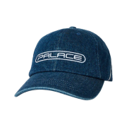 Palace Fader Denim 6-Panel Stone Wash - 23FW
