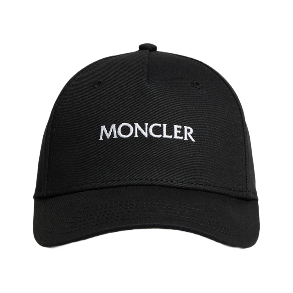 W) 몽클레르 자수 로고 개버딘 베이스볼 캡 블랙 - 25SS | Moncler | KREAM