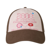 Aeae x Pickboy Web Logo 5 Panel Ball Cap Dark Brown
