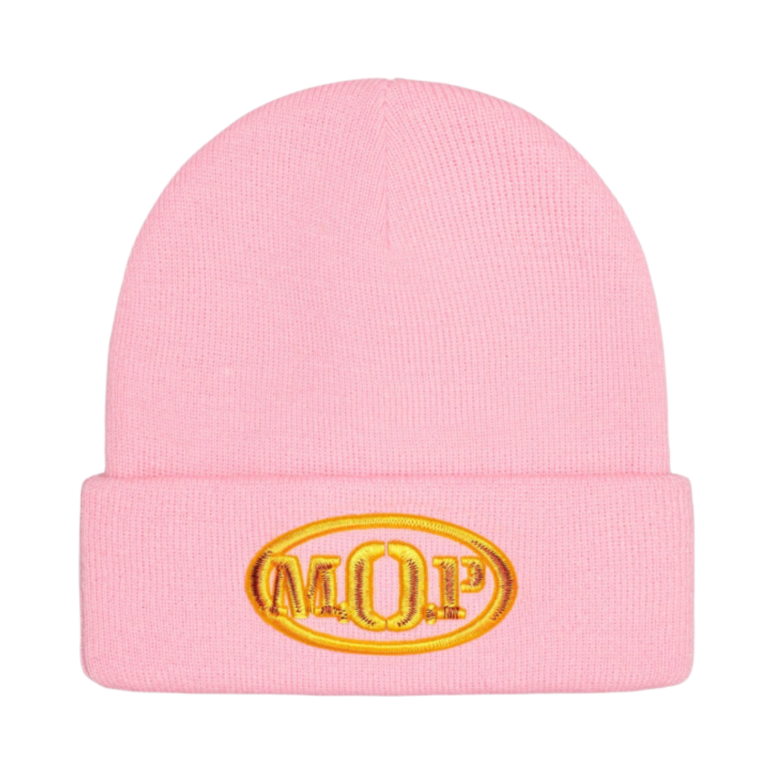 - Supreme x M.O.P. Beanie Light Pink - 24FW - 대표 이미지 #1