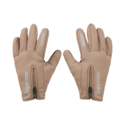 Supreme Windstopper Zip Gloves Taupe - 24FW