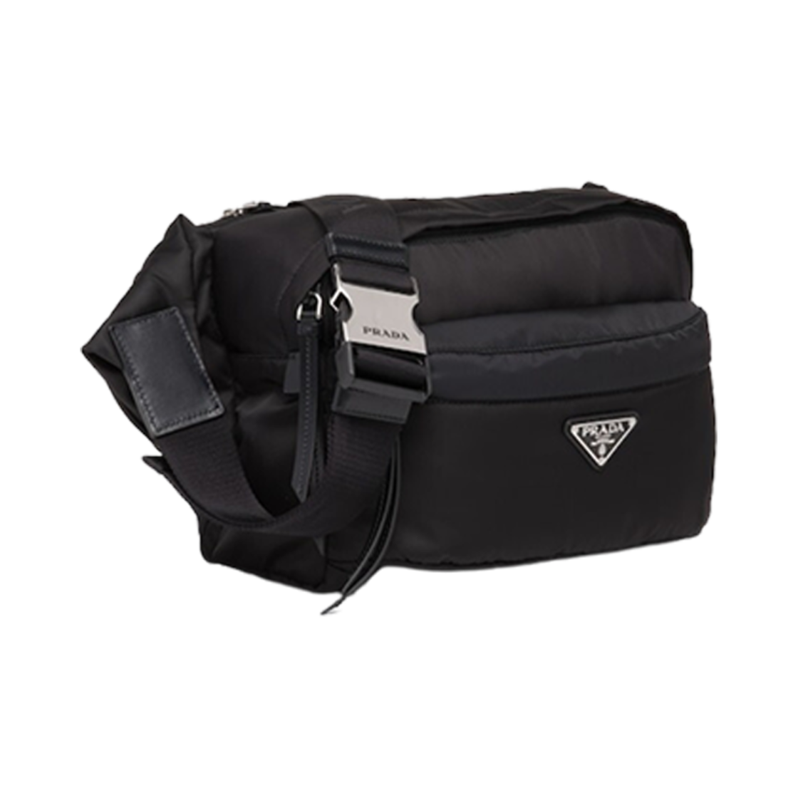 프라다 리나일론 레더 숄더백 블랙(Prada Re-Nylon Leather Shoulder Bag Black) - 2