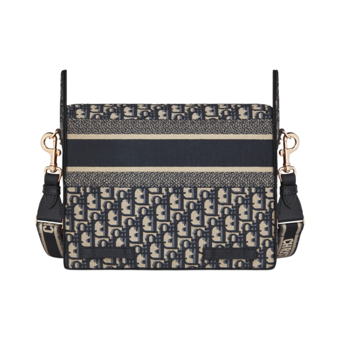 디올 디올캠프 미디움 백 블루 디올 오블리크 자수(Dior Diorcamp Medium Bag Blue Dior Oblique Embroidery) - 4