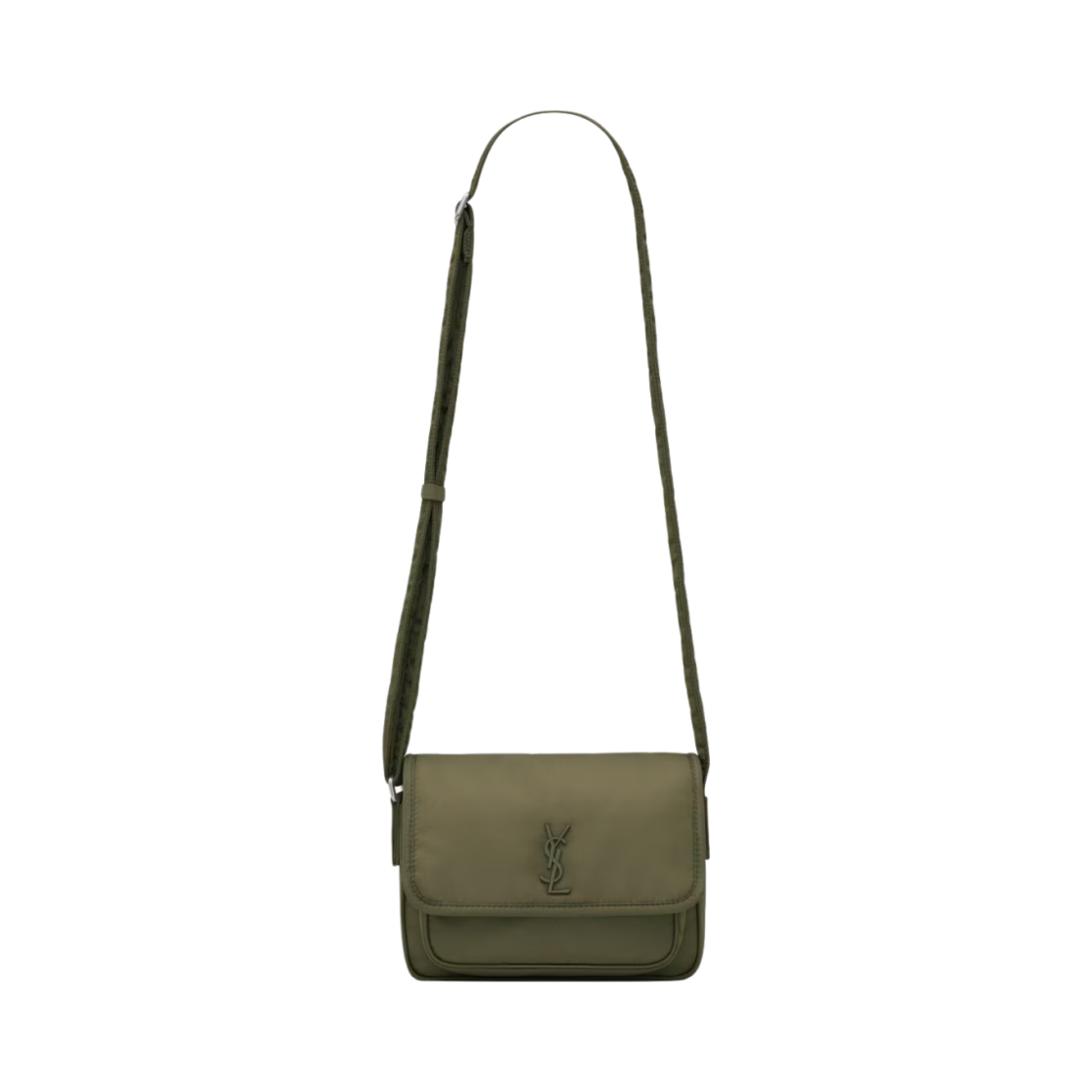 생로랑 니키 스몰 메신저 나일론 딥 밀리터리(Saint Laurent Niki Small Messenger in Nylon Deep Military) - 1