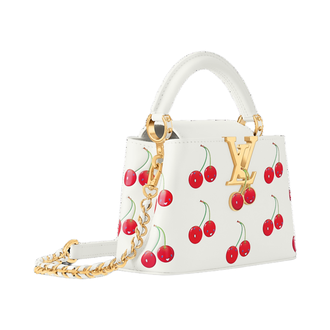 루이비통 x 무라카미 타카시 카퓌신 미니 화이트(Louis Vuitton x Murakami Takashi Capucines Mini White) - 2