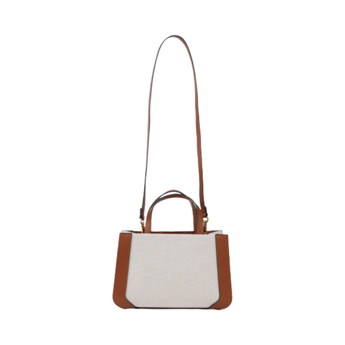 발렌티노 브이로고 시그니쳐 토트백 베이지 새들 브라운(Valentino Vlogo Signature Tote Bag Beige Saddle Brown) - 3