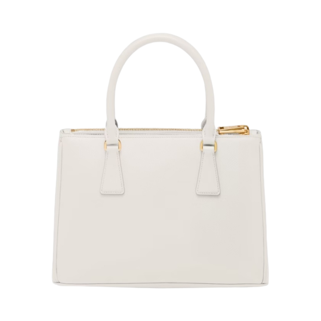 프라다 미디움 프라다 갤러리아 사피아노 레더 백 화이트(Prada Medium Prada Galleria Saffiano Leather Bag White) - 2