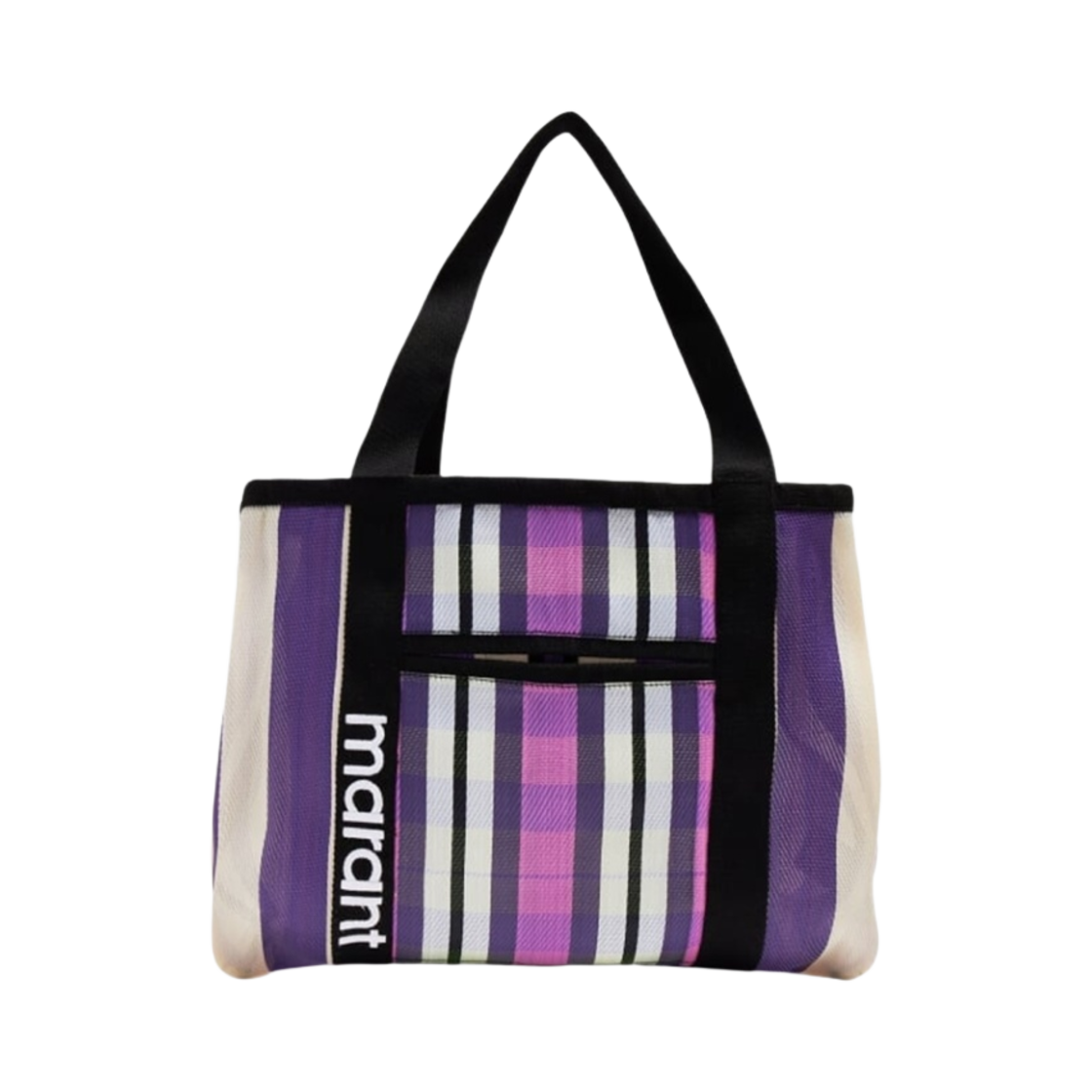 PP0021FA-A1X17M-86PE Isabel Marant Darwen Nylon Tote Bag Purple - 24SS