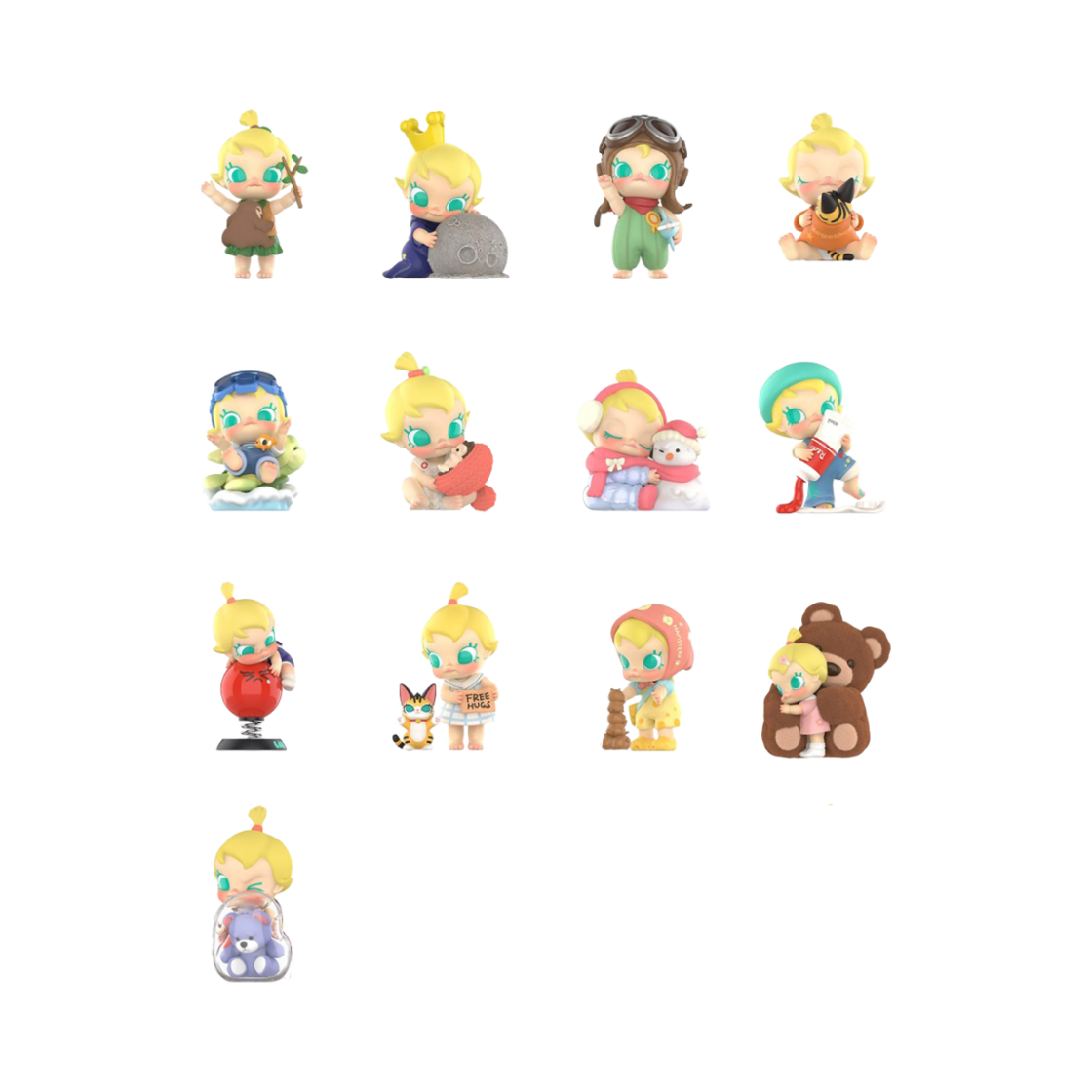 팝마트 베이비 몰리 껌딱지 시리즈 미개봉 랜덤박스 (12개입)(Pop Mart Baby Molly My Huggable Discovery Series Sealed Case (12 Blind Boxes)) - 2