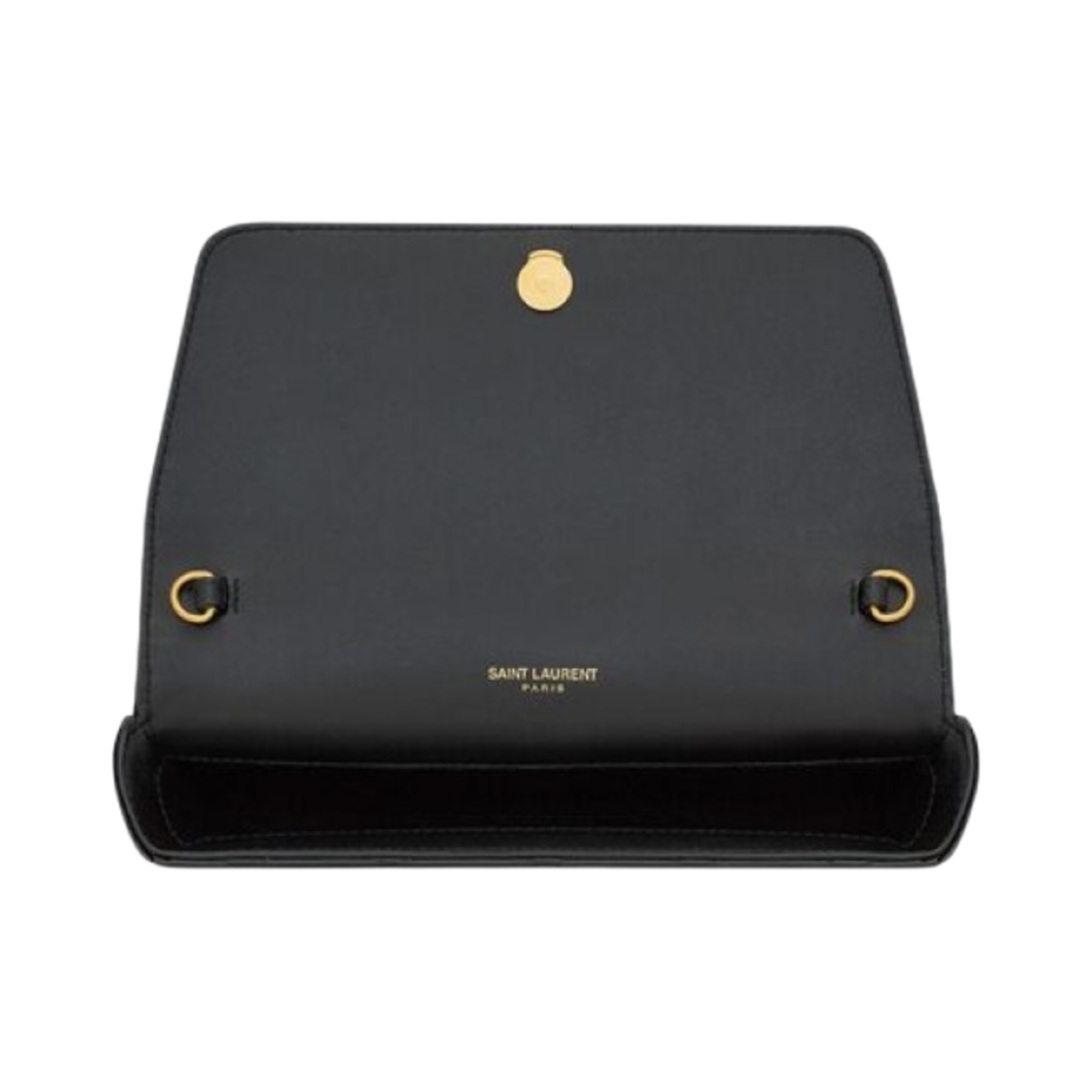 생로랑 퀼티드 페이던트 레더 가비 체인 폰 홀더 블랙(Saint Laurent Gaby Chain Phone Holder in Quilted Patent Leather Black) - 6