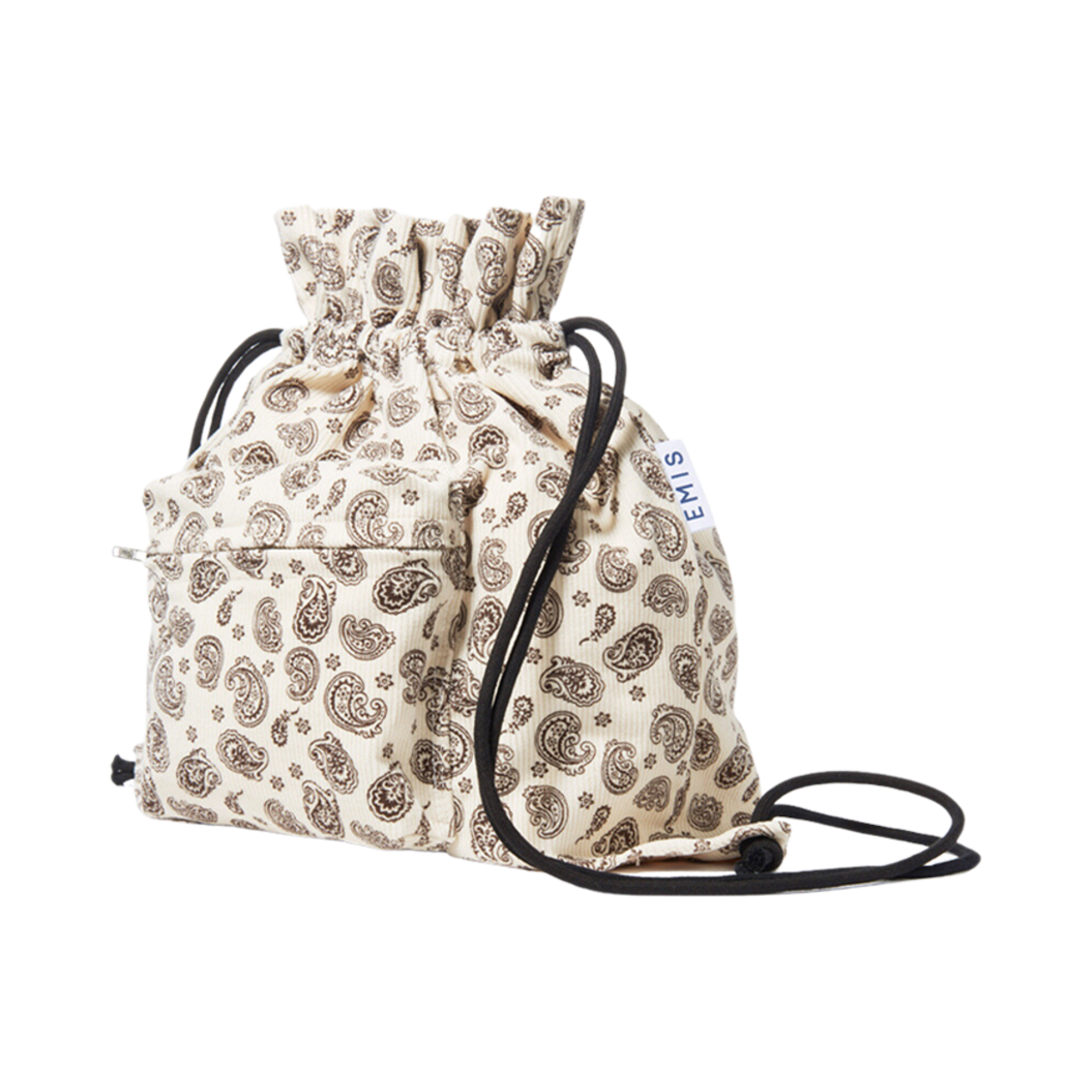 이미스 코듀로이 페이즐리 백팩 크림(Emis Corduroy Paisley Backpack Cream) - 2