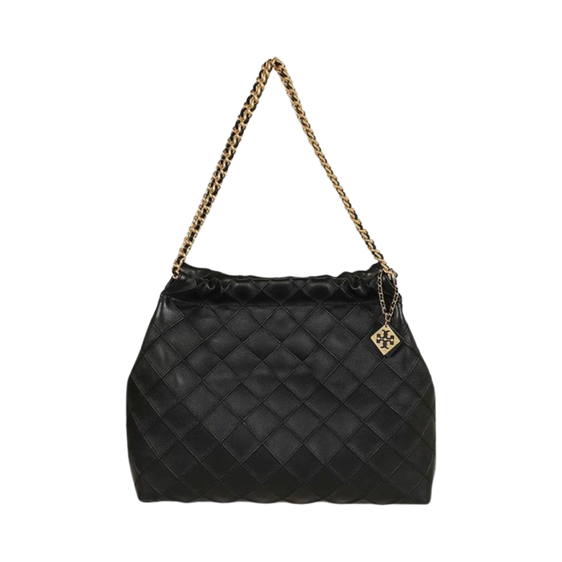 154572-001 Tory Burch Fleming Soft Shoulder Bag Black