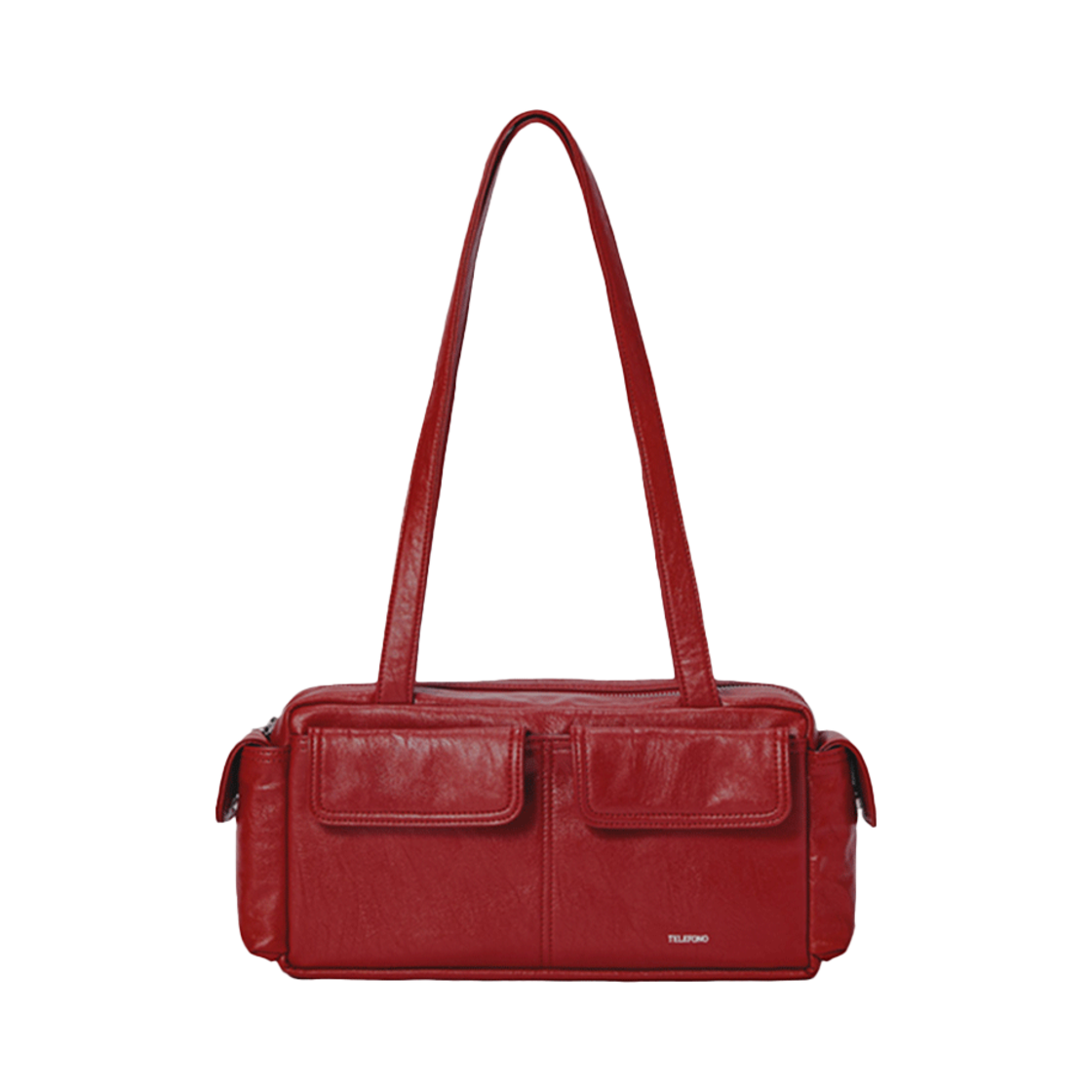 THB302M013 TELEFONO Pocket Brick Bag Red