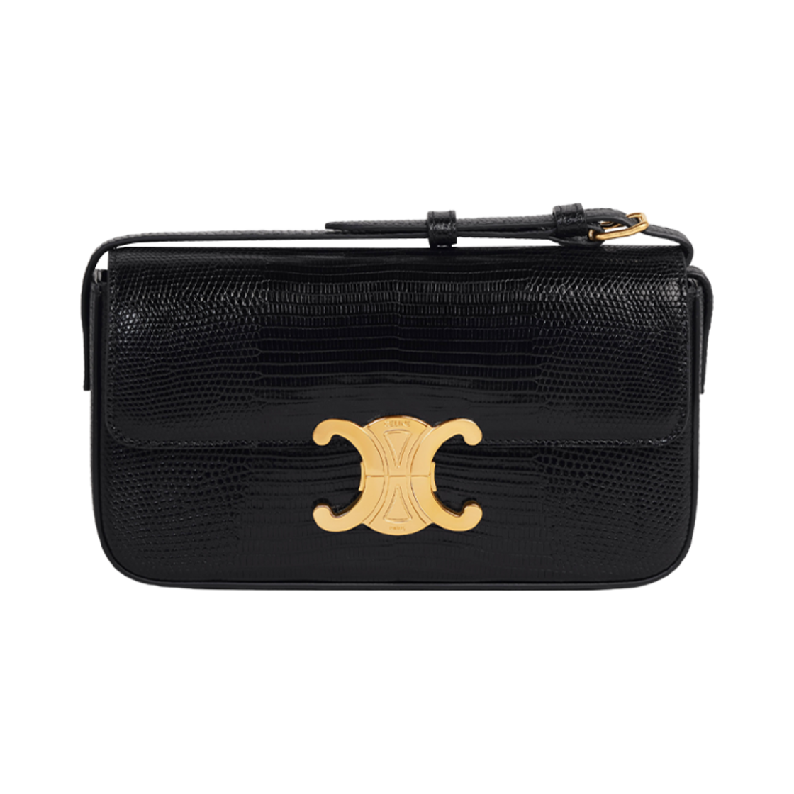 셀린느 숄더백 클로드 리자드 블랙(Celine Shoulder Bag Claude in Lizard Black) - 1