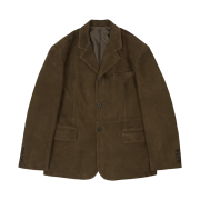 STU Goat Suede Blazer Brown
