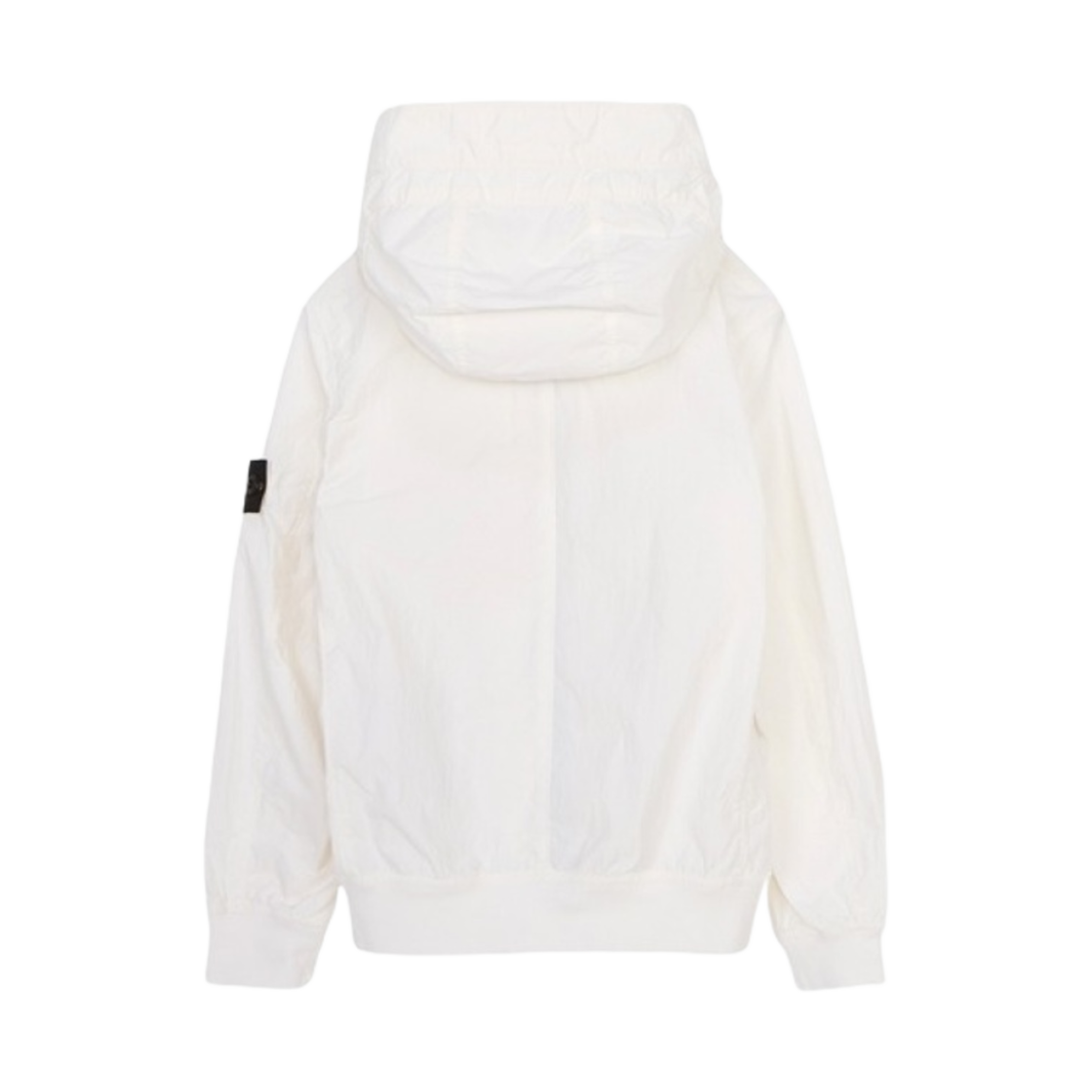 (키즈) 스톤 아일랜드 40530 나일론 코튼 캔버스 후드 블루종 화이트 - 23SS((Kids) Stone Island 40530 Nylon Cotton Canvas Hooded Blouson White - 23SS) - 2