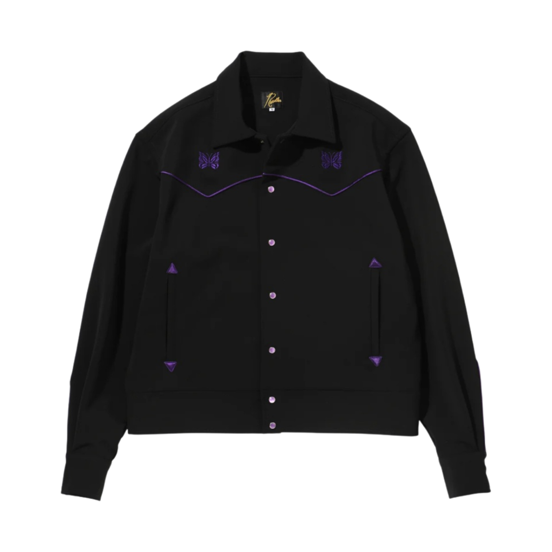 LQ162C Needles Piping Cowboy Jacket Black