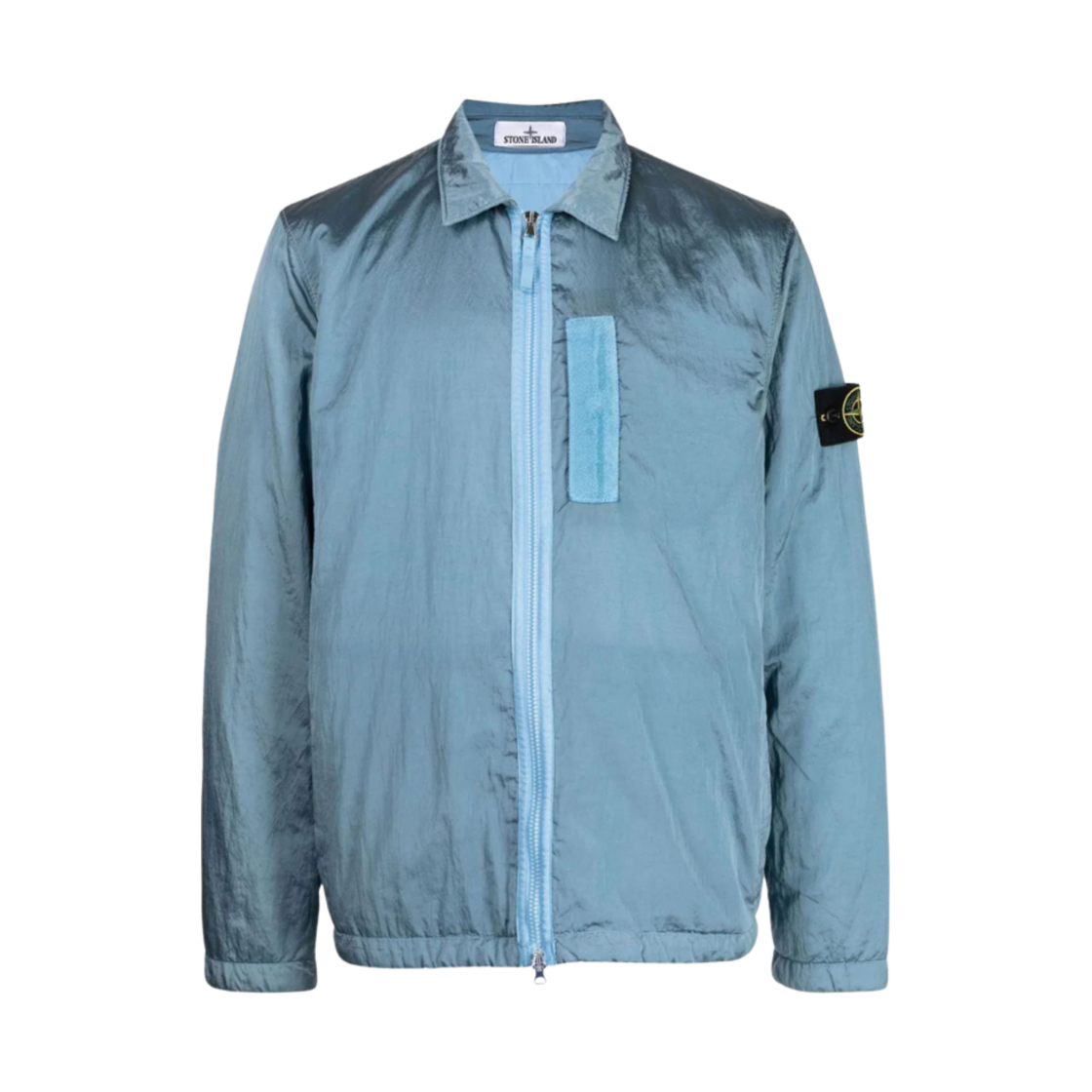 스톤 아일랜드 Q0519 나일론 메탈 에코닐 재생 나일론 프리마로프트 자켓 파스텔 블루 - 22FW(Stone Island Q0519 Nylon Metal Econyl Regenerated Nylon Primaloft Jacket Pastel Blue - 22FW) - 1
