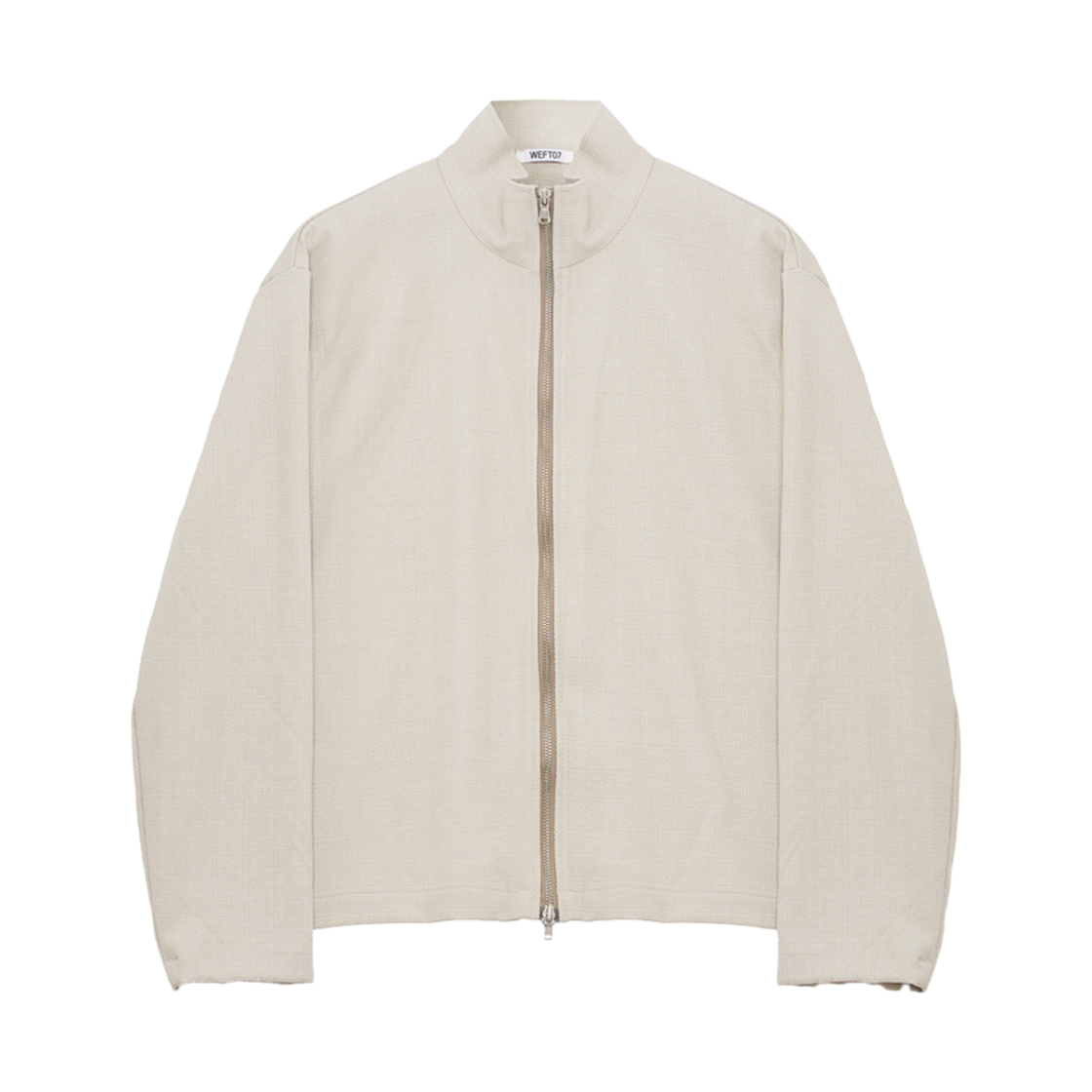 WF2403JK02LB Weft07 Dahl Zip Up Light Beige