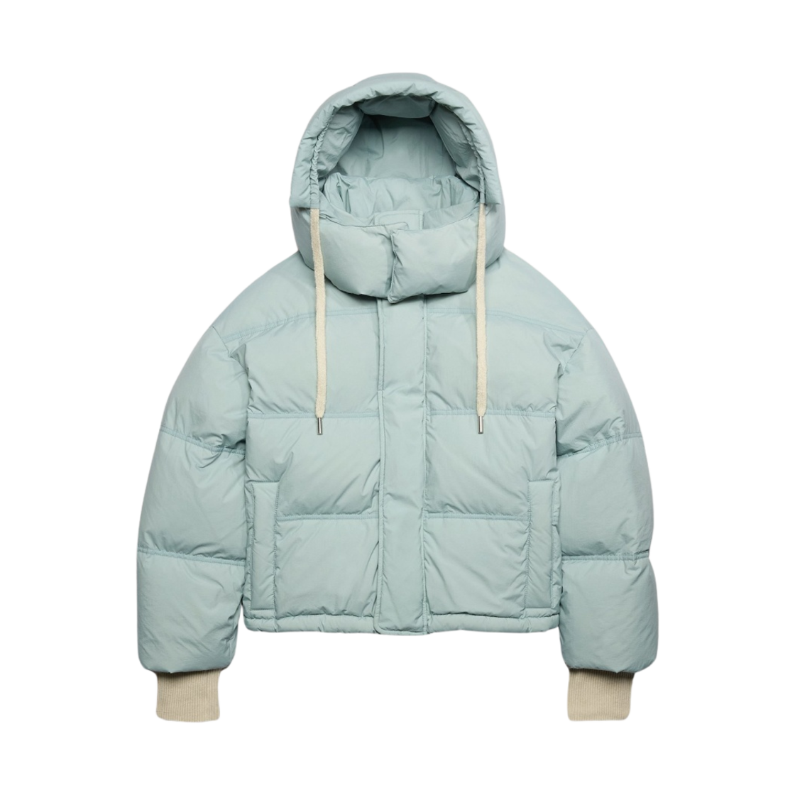 UJK402-PA0009-468 AMI Alexandre Mattiussi Down Jacket Aquamarine