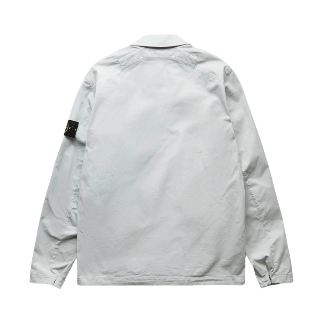 스톤 아일랜드 11710 가먼트 다이드 스트레치 코튼 개버딘 오버셔츠 라이트 그레이 - 22FW(Stone Island 11710 Garment Dyed Stretch Cotton Gabardine Overshirt Light Grey - 22FW) - 2