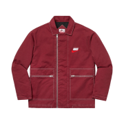 Supreme x Nike Double Zip Quilted Work Jacket Burgundy - 18FW