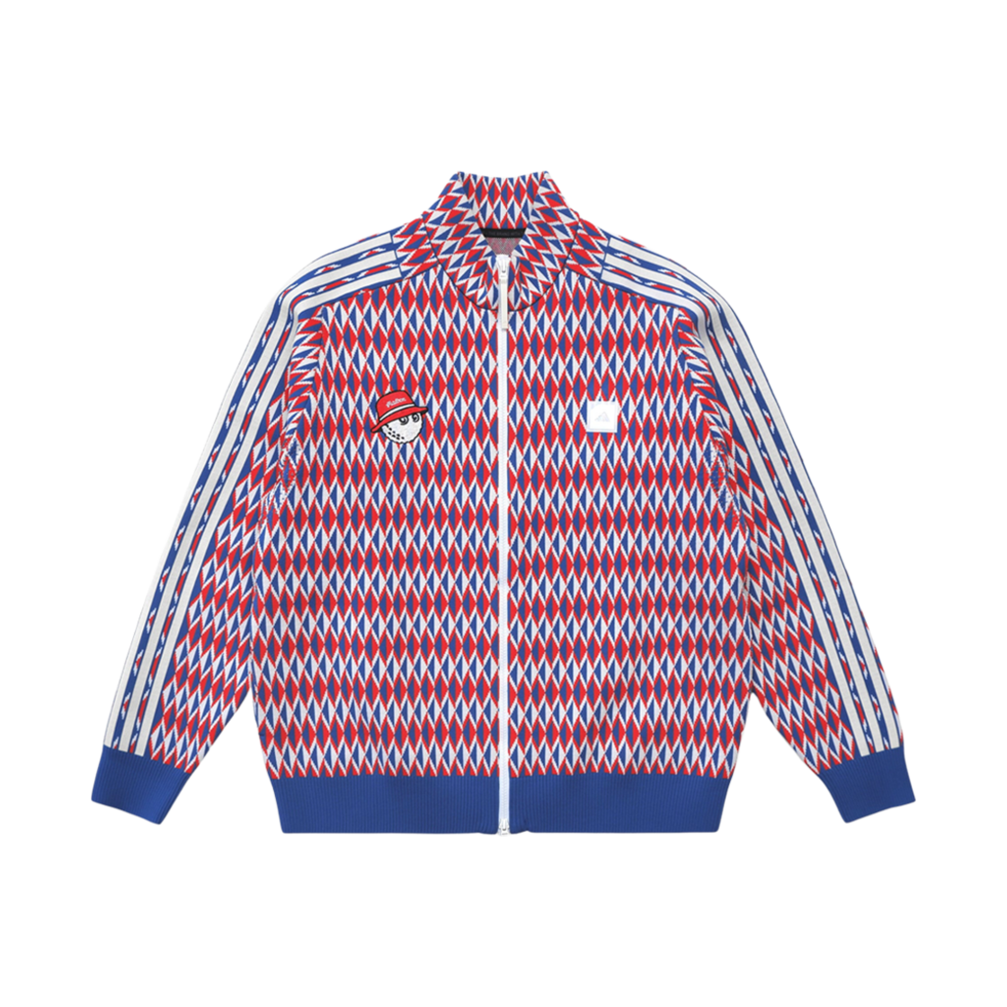 - Malbon Golf x Adidas Adicross Primeknit Track Jacket Team Royal Blue - US Sizing