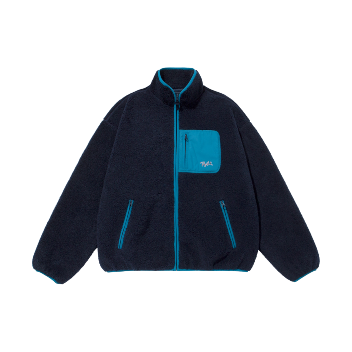 TH2203JK01NA TONY HAWK Teddy Sherpa Fleece Jacket Navy