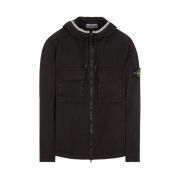 Stone Island 122WN Old Dye Treatment Hooded Jacket Black - 22SS