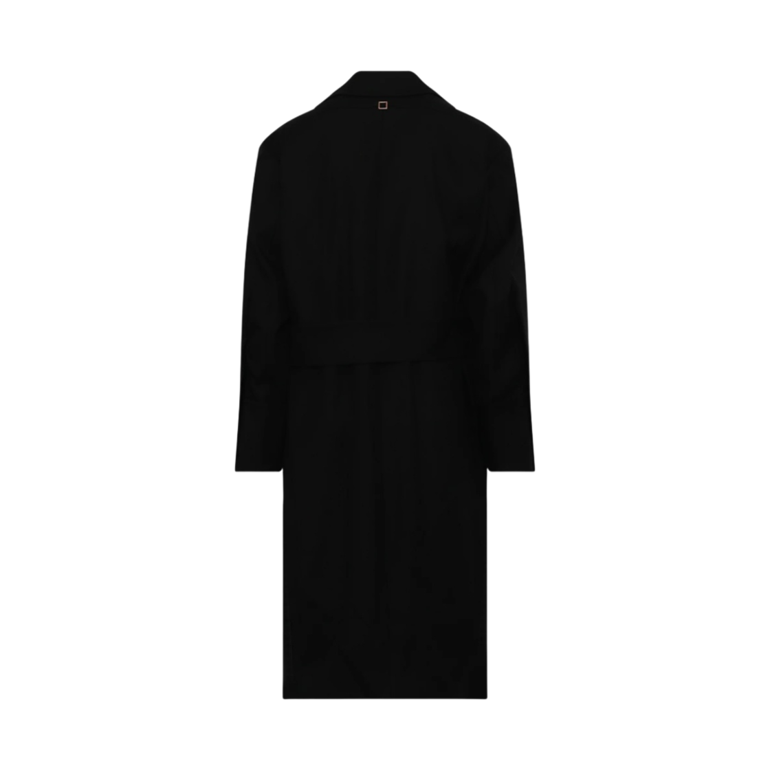 우영미 벨티드 턴업 코트 블랙 - 21FW(Wooyoungmi Belted Turn Up Coat Black - 21FW) - 2