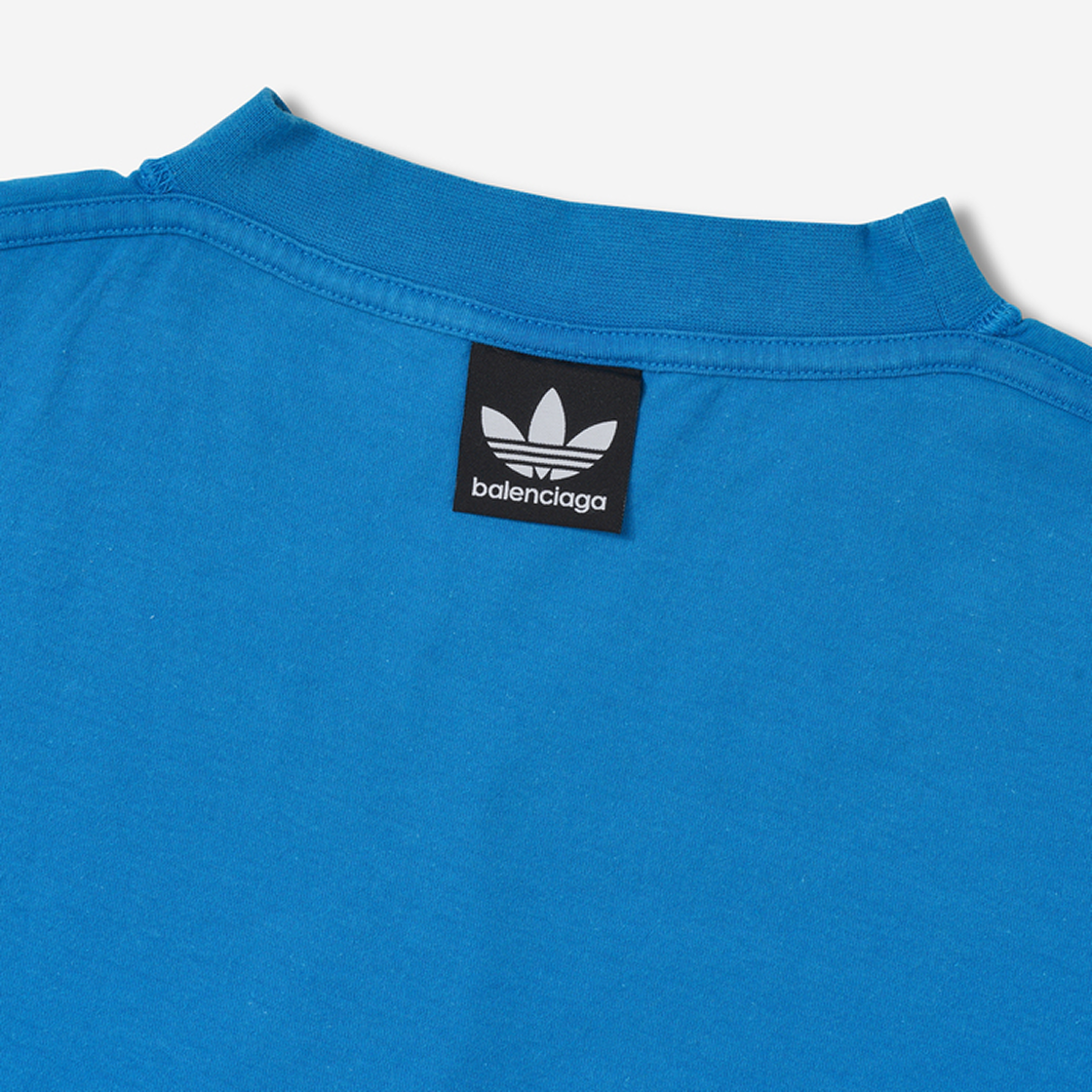 발렌시아가 x 아디다스 오버사이즈 티셔츠 블루(Balenciaga x Adidas Oversized T-Shirt Blue) - 5