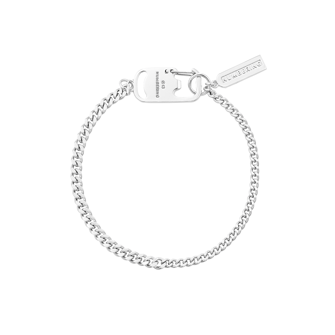 넘버링 #5936 보틀 오프너 클로져 브레이슬릿 실버(NUMBERING #5936 Bottle Opener Closure Bracelet Silver)